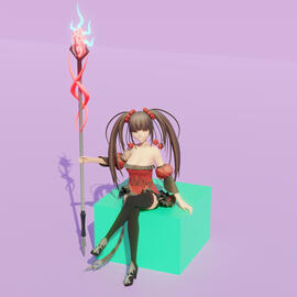 Magic Girl Anime Character